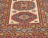 12 Feet Beige Kazak Afghan Hand Knotted Wool Runner Rug